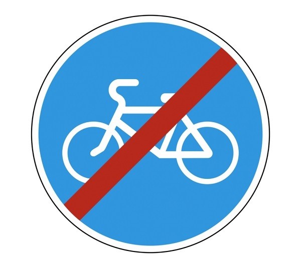 dviračių tako ženklo paskirtis